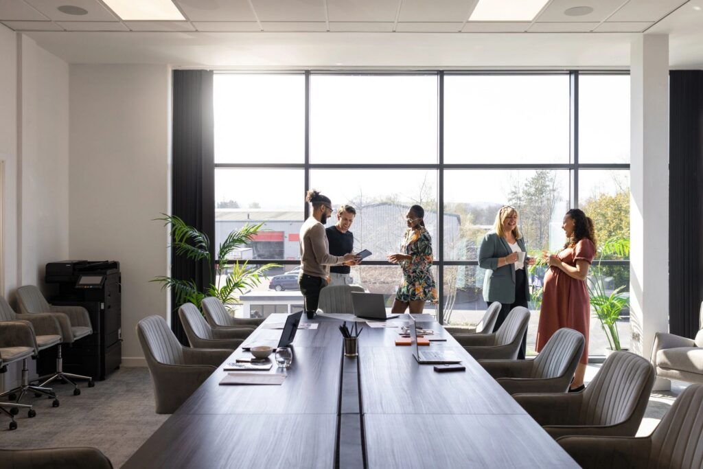 Discussions Between Business Colleagues