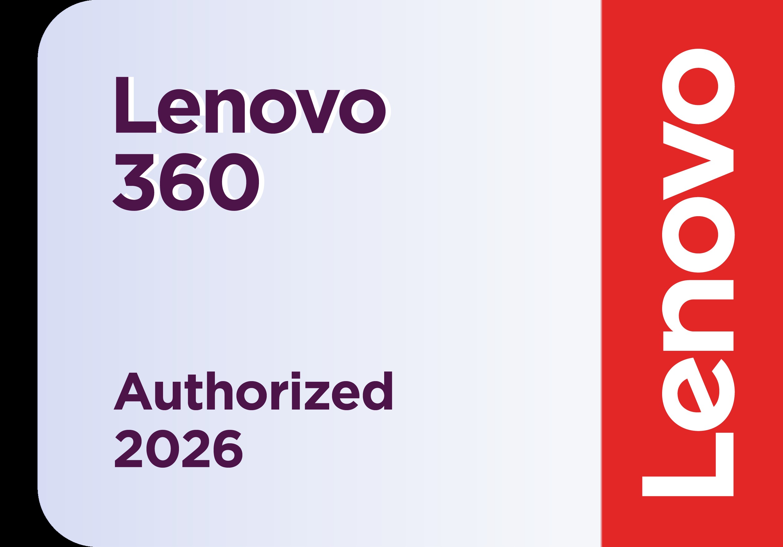 Lenovo 360 Authorized 2026 badge